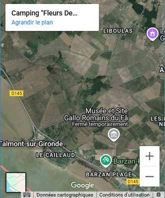 google map camping feurs des champs